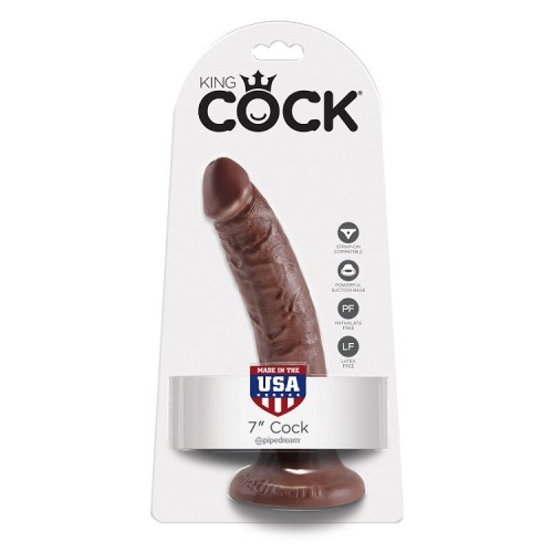 Dildo Color Chocolate 17.8 Cm