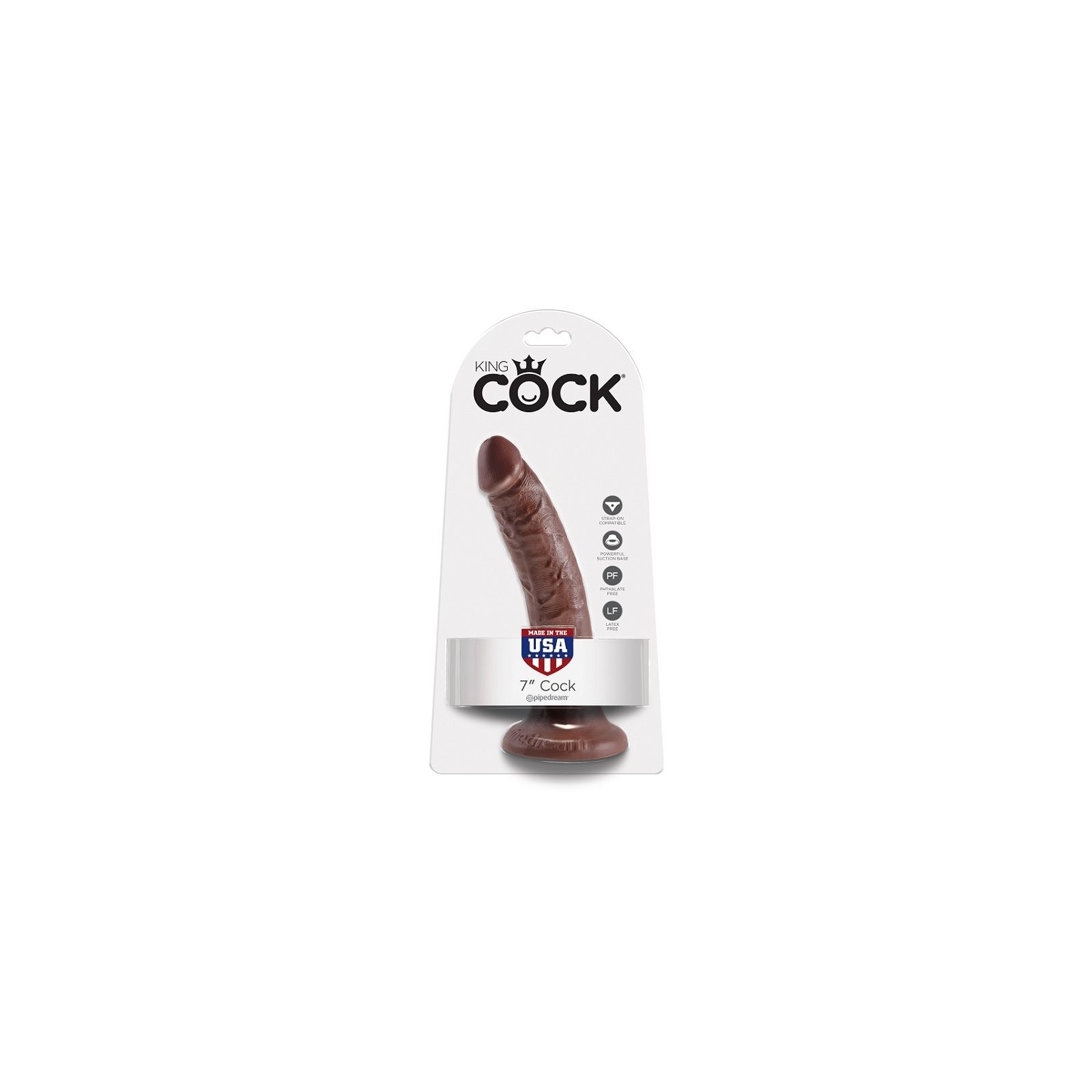 Chocolate Color Dildo 17.8 cm