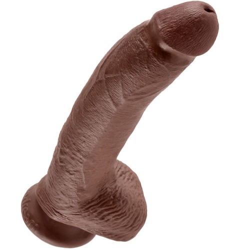 Dildo Realista Marrón de 22.9cm - Placer Máximo