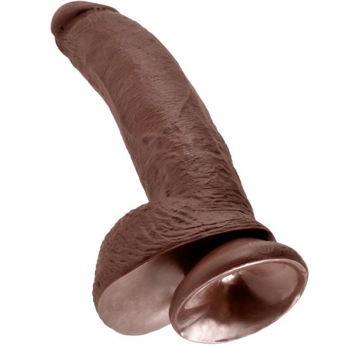 Dildo Realista Marrón de 22.9cm - Placer Máximo