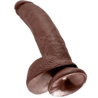 Dildo Realista Marrón de 22.9cm - Placer Máximo