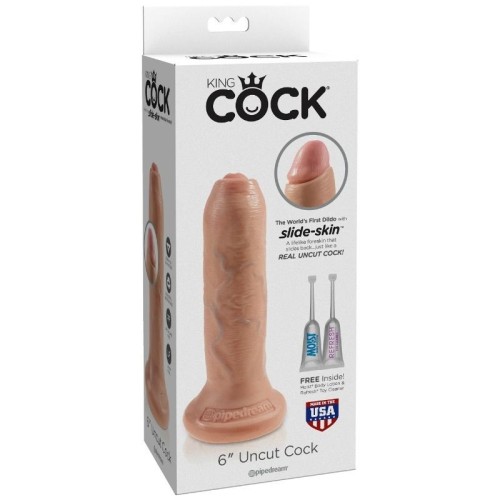 Dildo Realista Uncut Natural 15 Cm