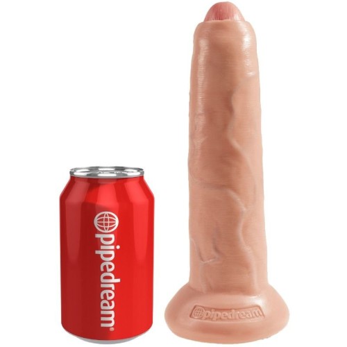 Dildo Realístico Uncut Natural 23 Cm