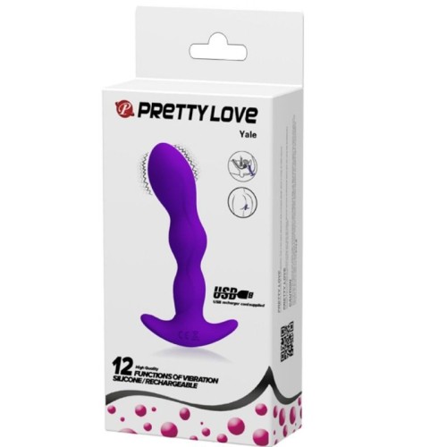 Anal Massager Purple - 12 Vibration Modes