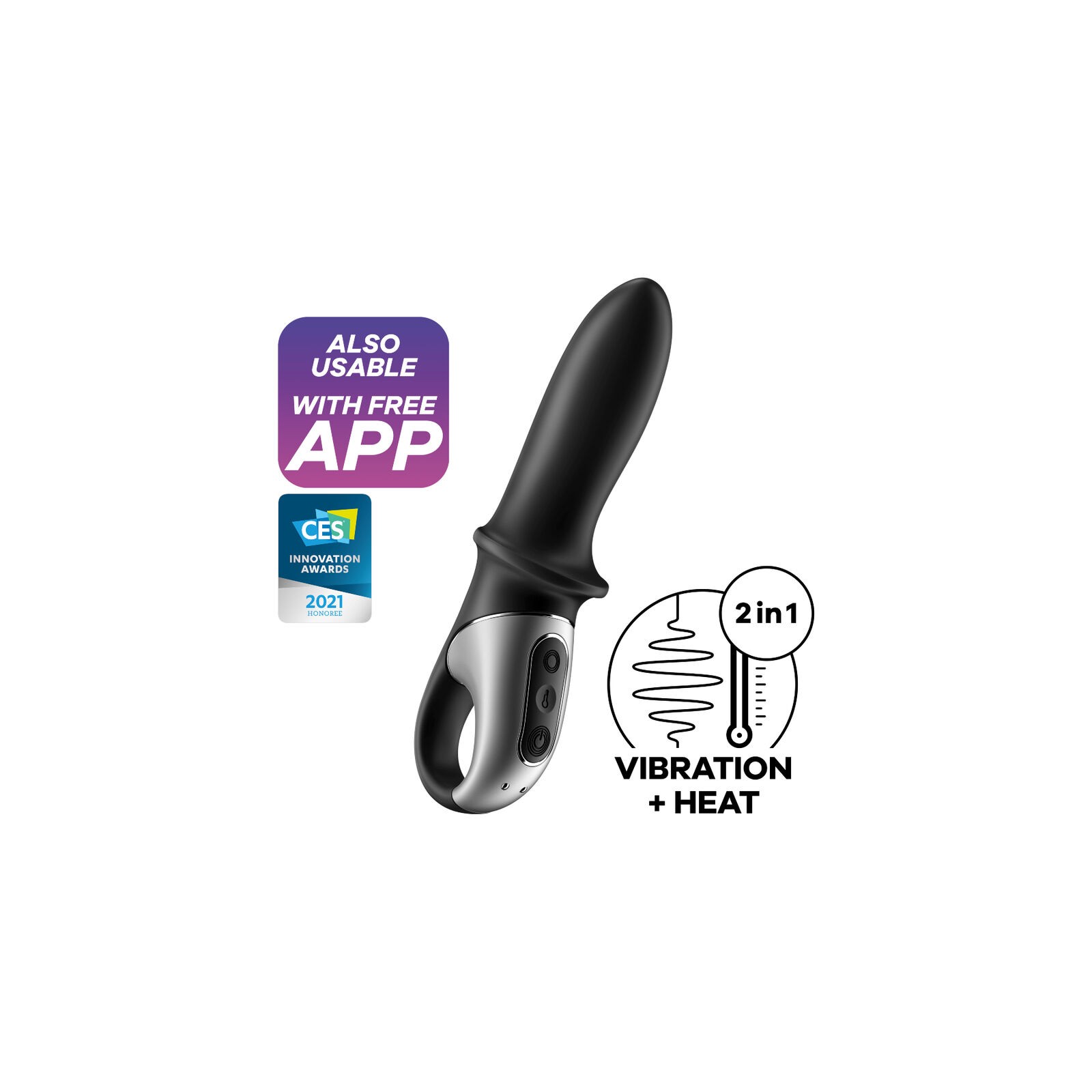 Satisfyer Hot Passion Anal Vibrator - App Controlled