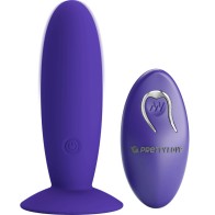 Pretty Love Youth Anal Plug Vibrator Remote Control - Purple