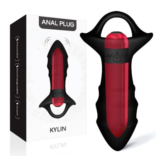 Armony - Kylin Dedal Vibrador & Plug Anal Control Remoto Negro