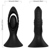 Armony Black Vibrator & Anal Plug for Ultimate Pleasure