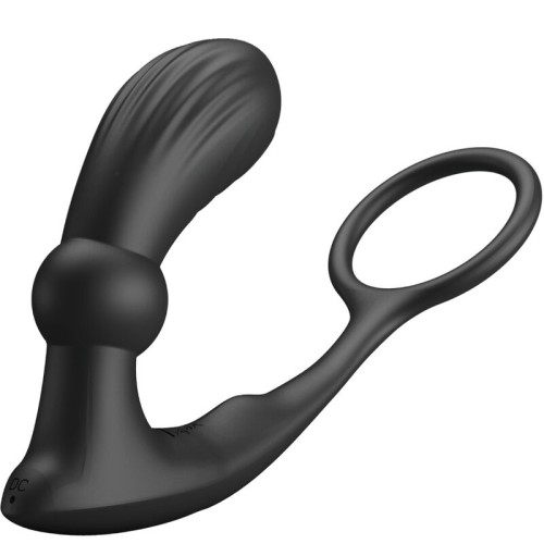 Pretty Love Warren Ring & Anal Vibrator Black