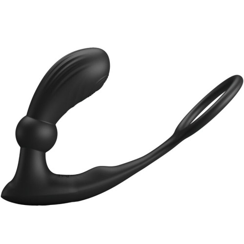 Pretty Love Warren Ring & Anal Vibrator Black