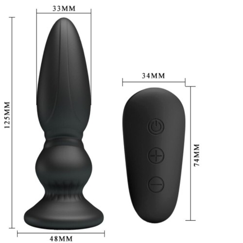 Powerful Remote Control Anal Plug for Prostate Pleasure