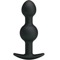 Pretty Love Anal Balls Silicone Special Stimulation 10.3 cm - Black Pleasure