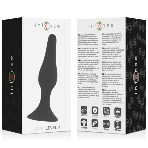 Intense Anal Level 4 Black 15.5cm