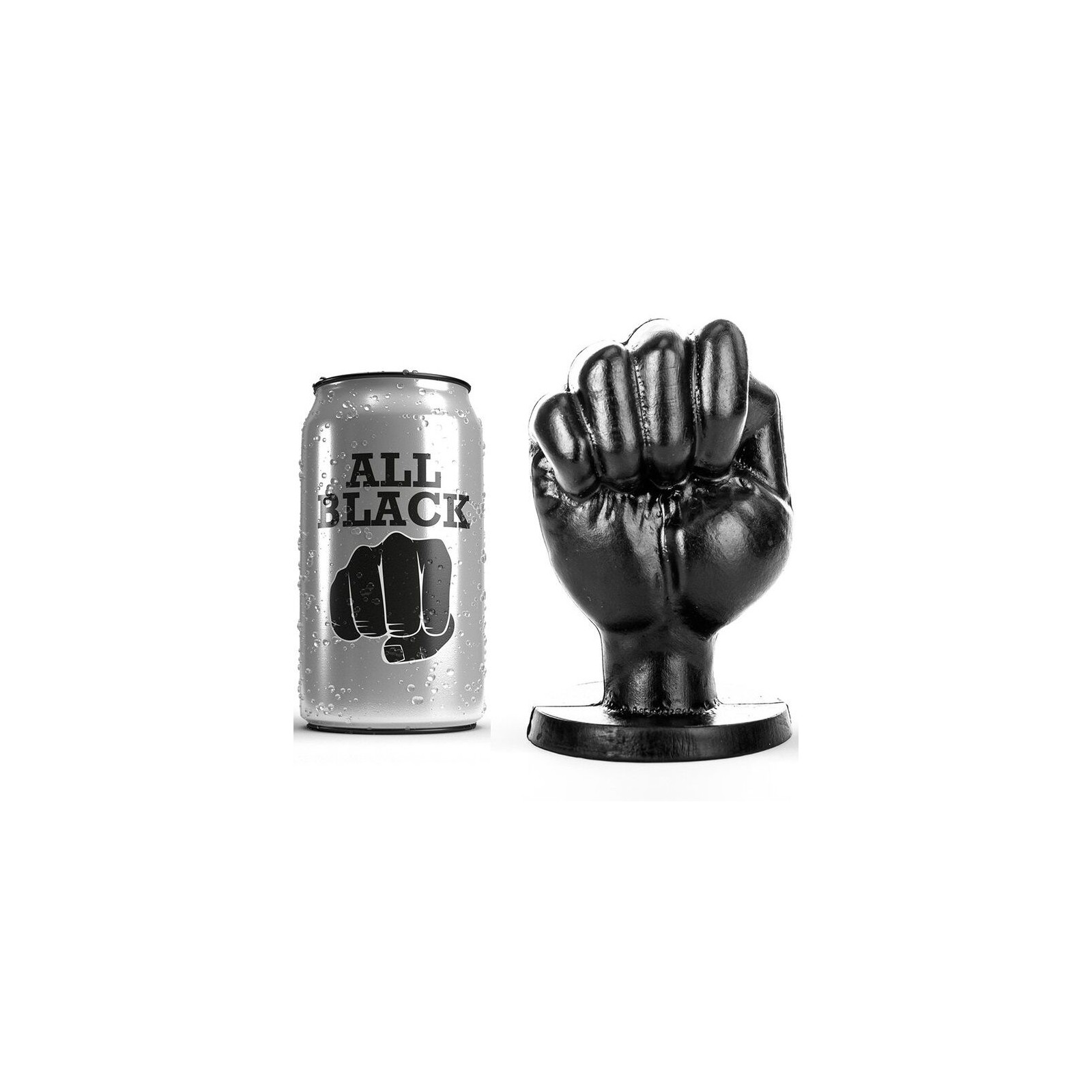 All Black Fist 13cm Anal Plug