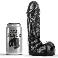 19cm All Black Dong for Dual Pleasure