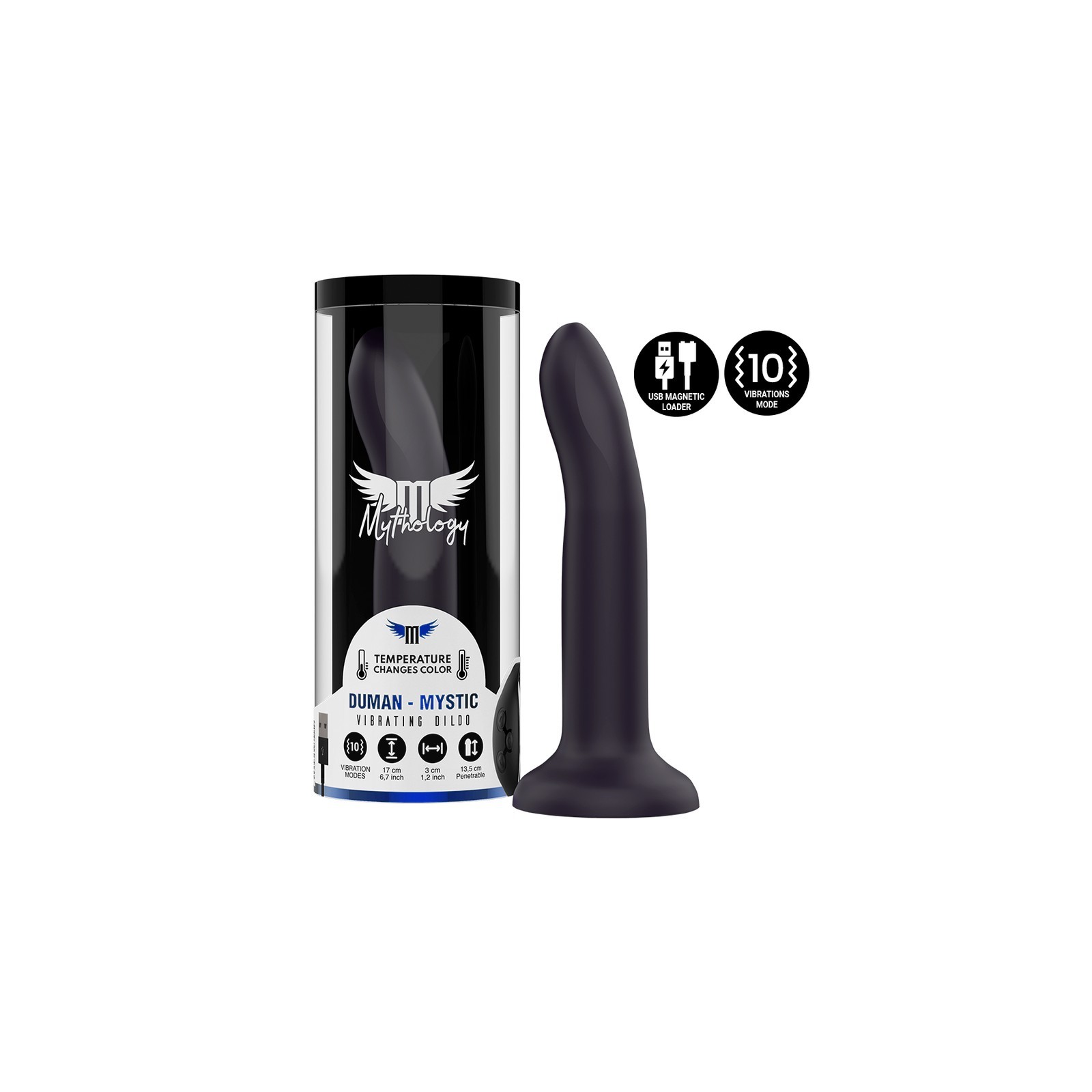 Dildo Místico Duman Mythology Vibrador Compatible Con Watchme