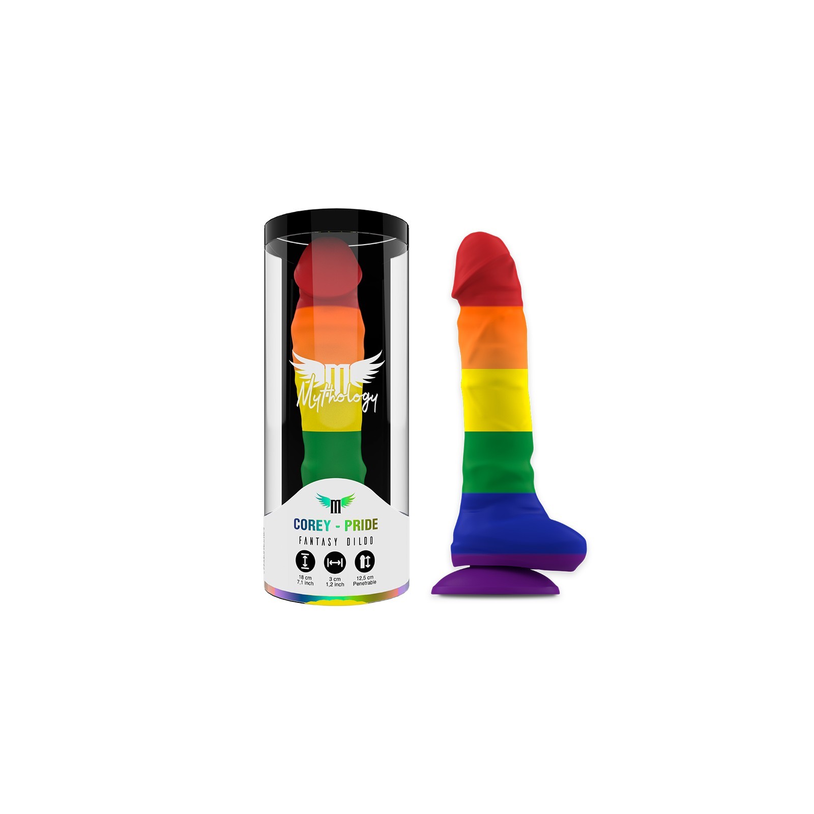 Mythology Corey Pride Dildo M - Placer Fantástico