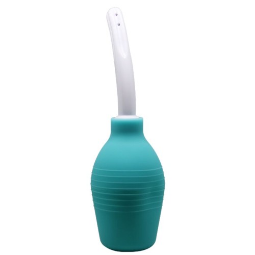 Blue Silicone Anal Shower Bulb for Clean Play