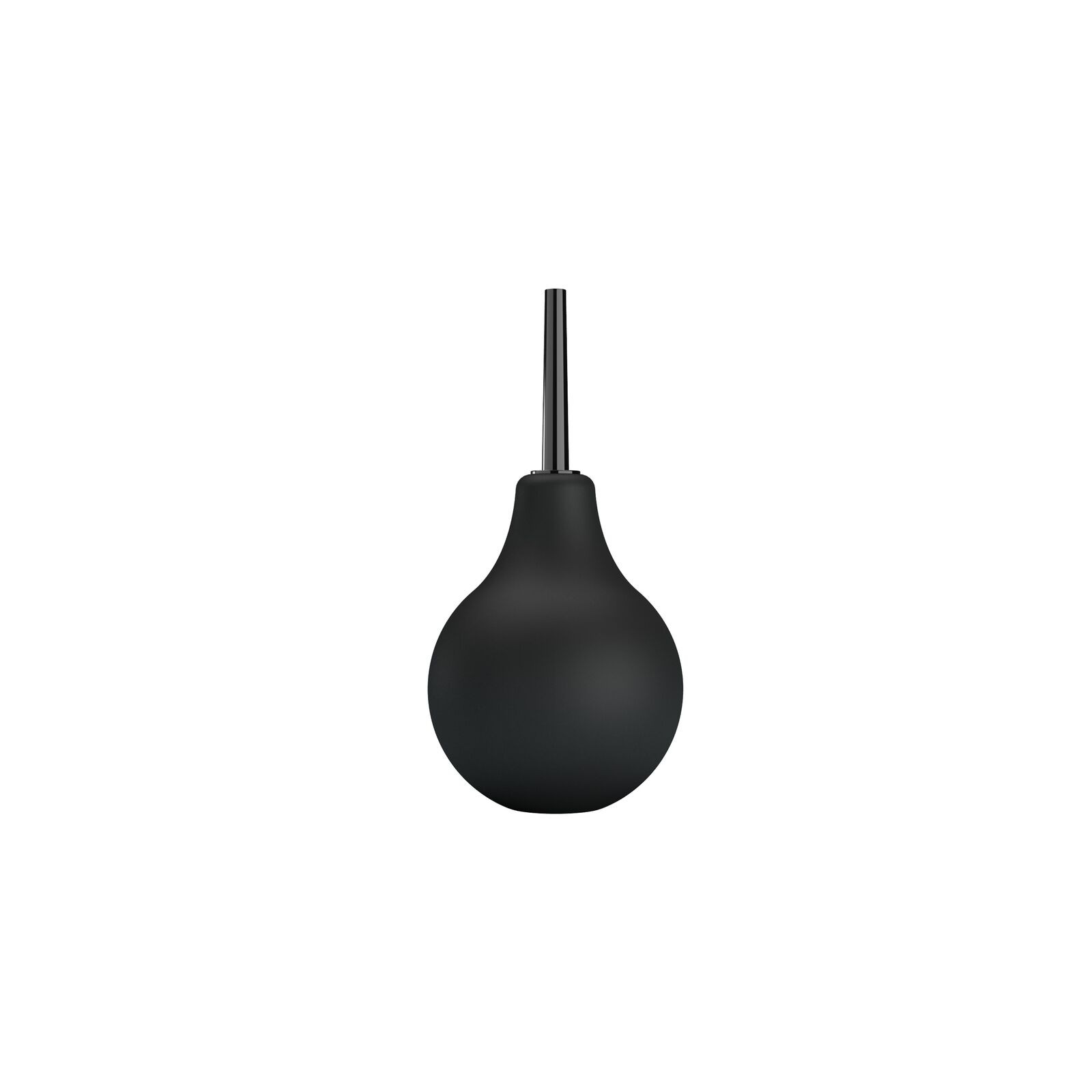 Black Anal Douche Bulb - Clean Safe Play