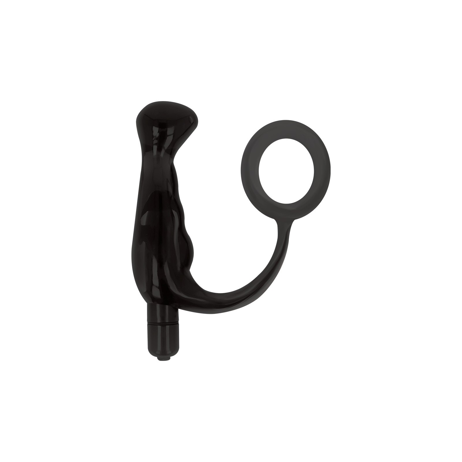 Vibrador Prostático Negro 10 cm