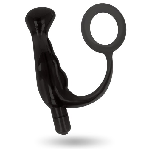 Vibrador Prostático Negro 10 cm