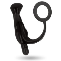 Vibrating Prostate Massager Black 10 cm