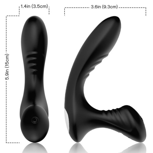 Armony - Storm Prostate & Anal Plug Remote Control Black