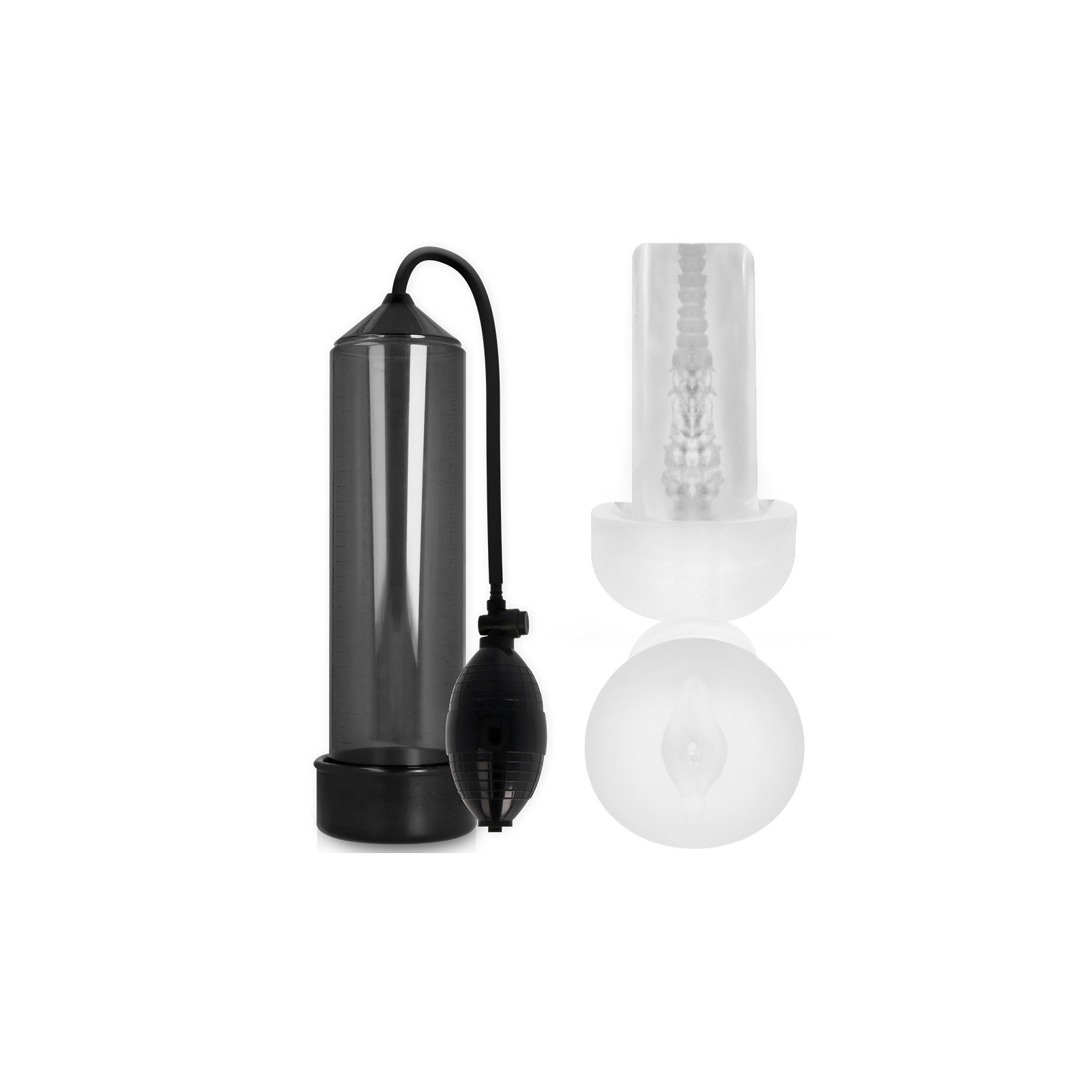 RX3 Erection Pump Black with Masturbator