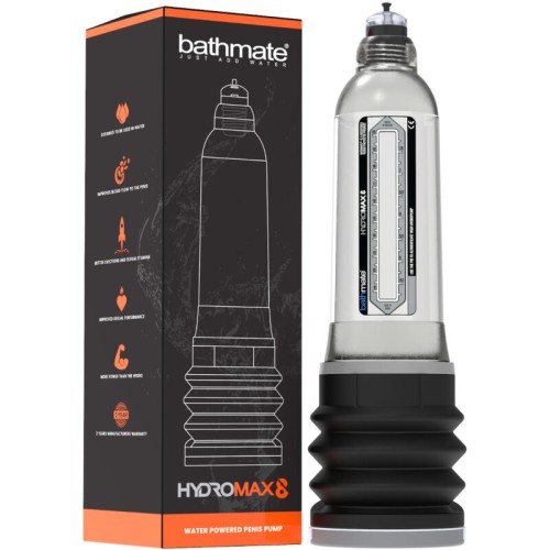 Hydromax 8 Transparente - Bomba de Pene Efectiva y Segura