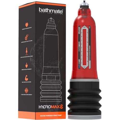 Hydromax 8 Penis Pump Red