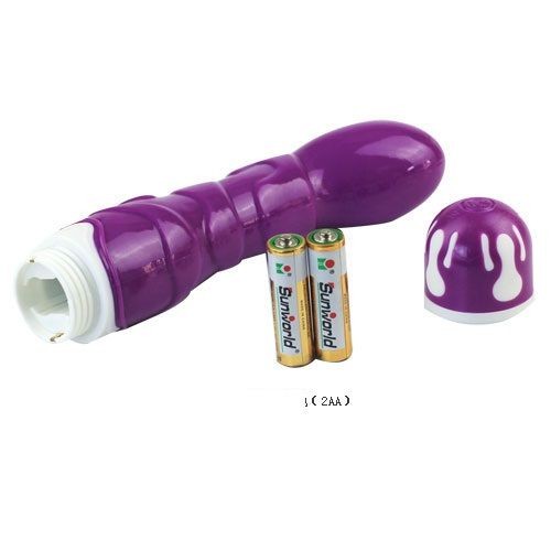 Violet Realistic Cock Vibrator with 10 Rhythms