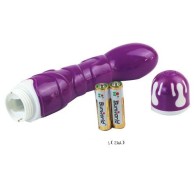 Violet Realistic Cock Vibrator with 10 Rhythms