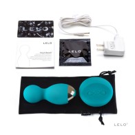 Hula Beads Blue Pleasure Balls with Remote