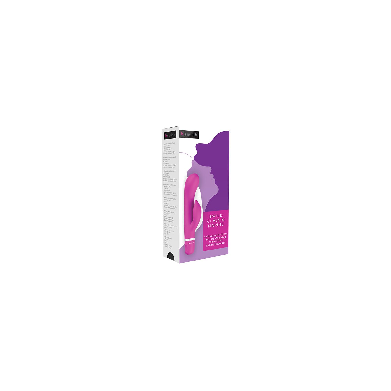 Bwild Classic Marine Rabbit Vibrator Cerise