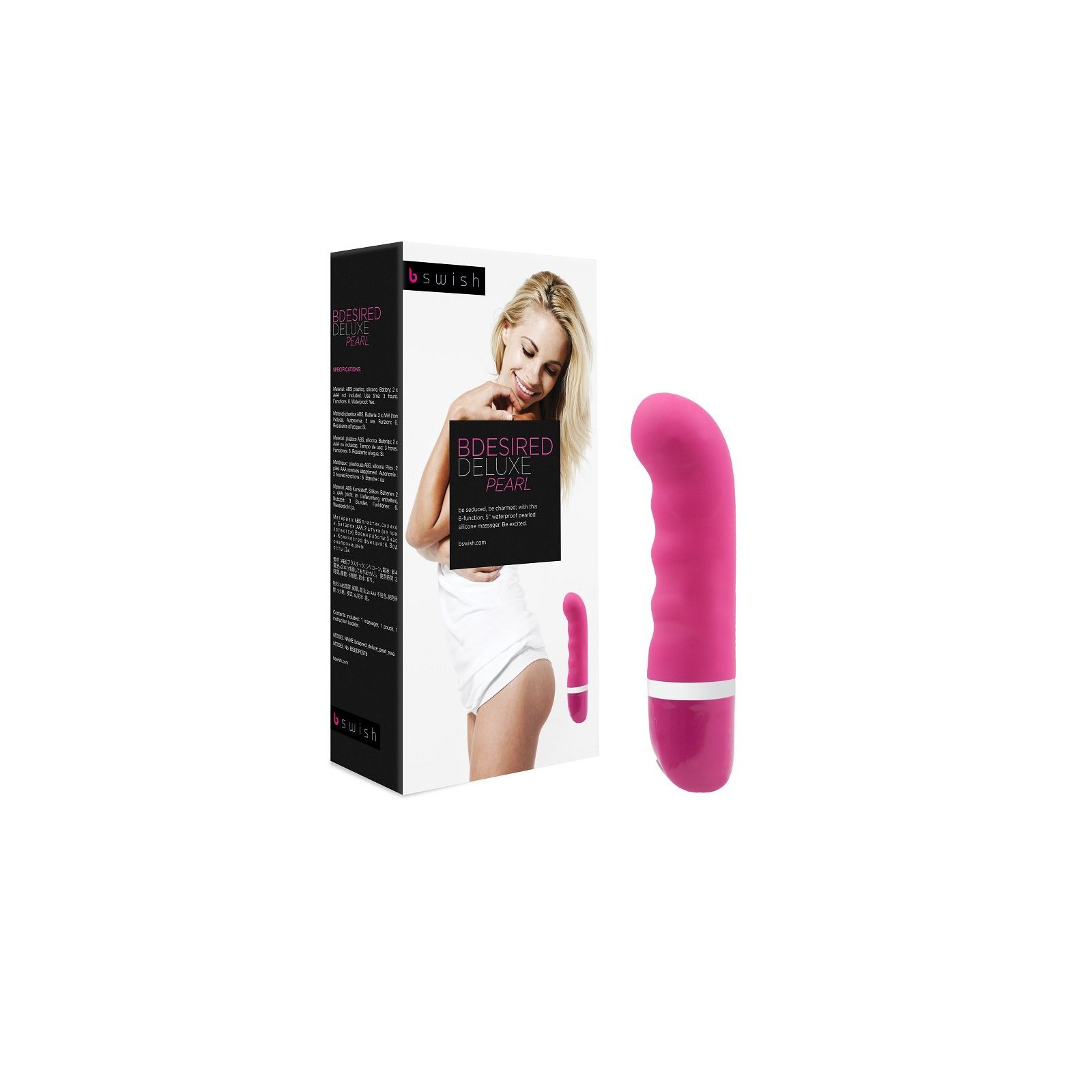 Bdesired Deluxe Pearl Vibrator Rose