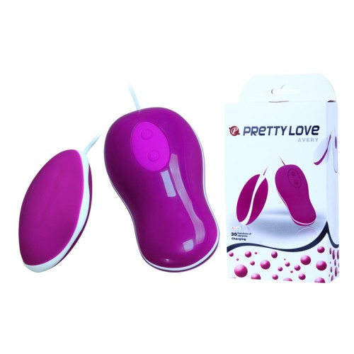 Pretty Love Flirtation Huevo Vibrador Con Control Remoto Avery - 30 Funciones