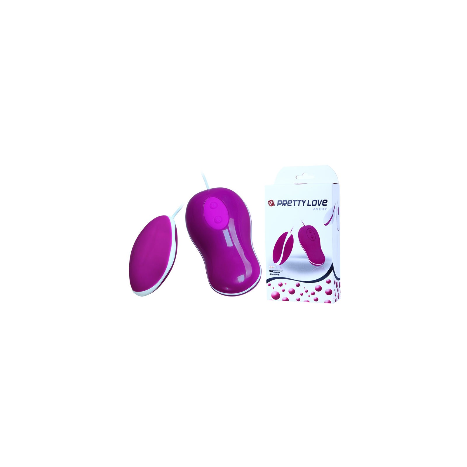 Pretty Love Flirtation Remote Vibrating Egg Avery - 30 Functions