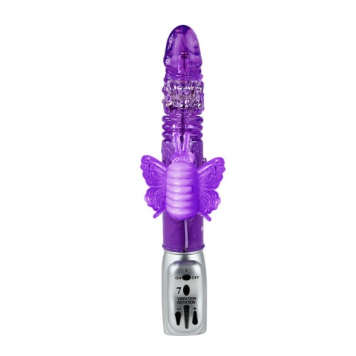 Baile Butterfly Tulip Up & Down Rotating Vibrator