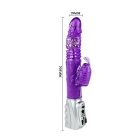 Baile Butterfly Tulip Up & Down Rotating Vibrator