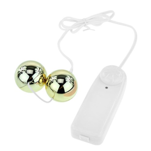 Baile Golden Vibrating Kegel Balls - Enhance Your Pleasure