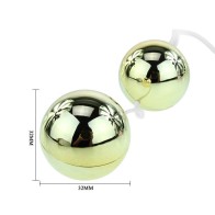 Baile Golden Vibrating Kegel Balls - Enhance Your Pleasure