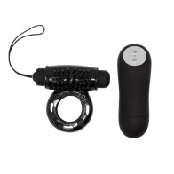 Remote-Controlled Black Ring for Enhanced Pleasure