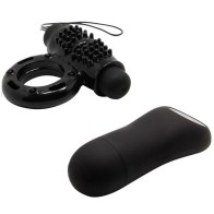 Remote-Controlled Black Ring for Enhanced Pleasure