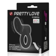 Pretty Love - Cobra Anillo Vibrador Cobra Negro