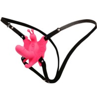 Ultra Passionate Butterfly Vibrator Harness