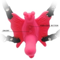 Ultra Passionate Butterfly Vibrator Harness