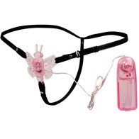 Baile Butterfly Vibrator Harness Multi-Speed