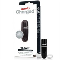 Vooom Black Rechargeable Vibrating Bullet