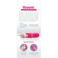 Vooom Rechargeable Vibrating Bullet in Pink