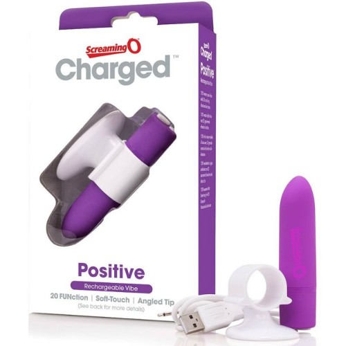 Intense Positive Rechargeable Massager Purple